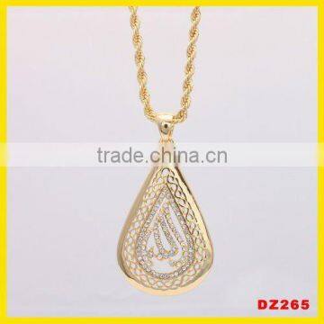 22k gold plated neck pendant allah pendant muslim jewelry