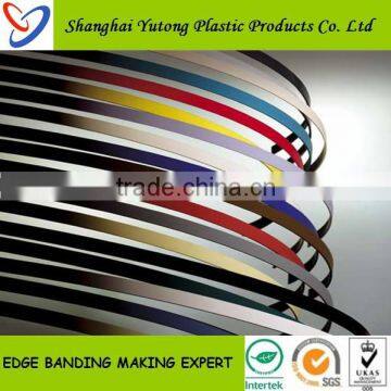 Pvc Silver Extruded T Profile Kitchen Cabinet Pvc Edging Strip Trimming for Desk photo-2