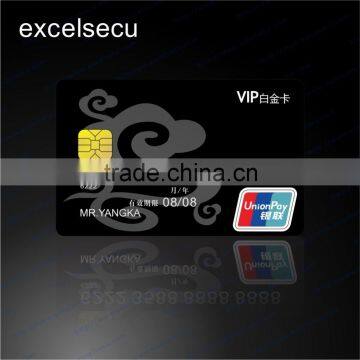 ESECU High security dual interface IC ATM card, Unionpay certified for banking purposes