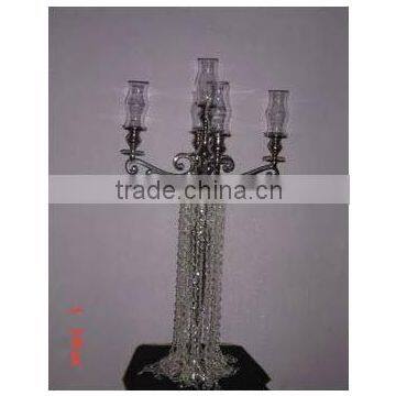 Crystal Candelabra,flower Stand Tall Wedding Centerpieces, Tall Crystal Wedding Candelabra Centerpieces Table photo-5