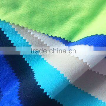 100%polyester warp knit toy material tricot brushed loop velvet