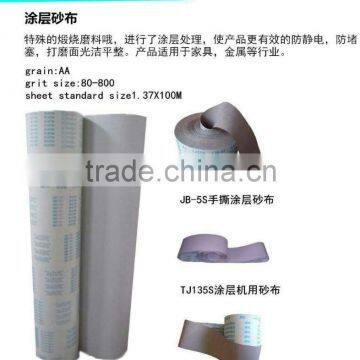sand cloth roll with coating