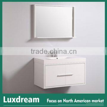 European Modern 36 Inch Espresso Bathroom Vanity photo-2