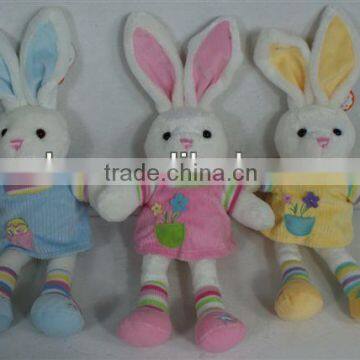 Cute plush animal easter rabbit