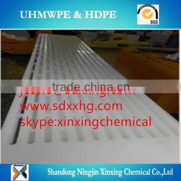 UHMWPE paper machinery Dewatering Elements / UHMWPE suction box cover for anti static paper making