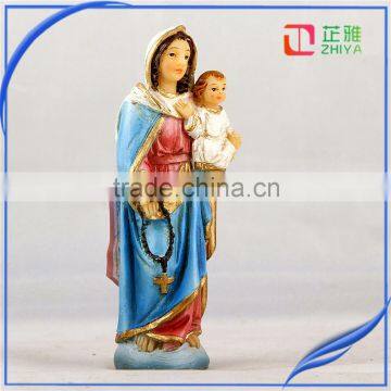 Resin Virgin Mary and Baby Jesus Statue Religious Statues photo-5