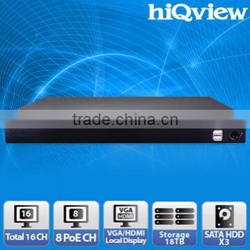 HIQ-3416 Local Display 16 Channel PoE Network Video Recorder