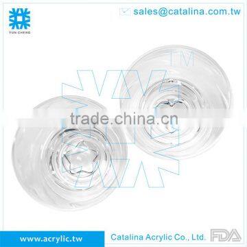 Plastic Acrylic Star design Bottom Tumbler