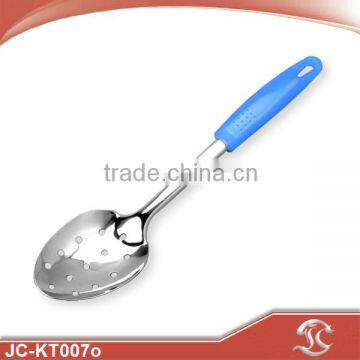 Stainless steel inox slotted spoon with PP handle