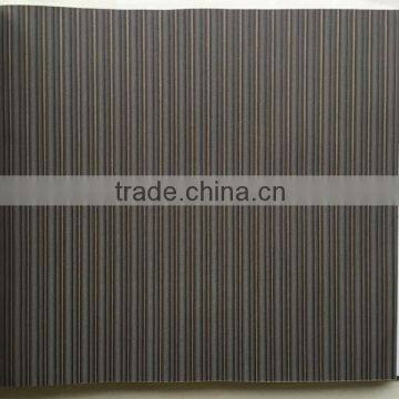 Deep embossed hot design korea wallpaper with beautiful stripe