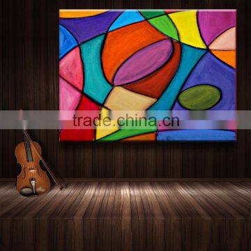 bedroom decorating colorful painting handmade canvas artwork