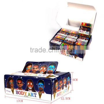 colorlutions non toxic face body paint sticks/crayons