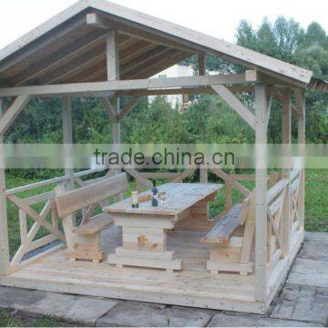 Wooden gazebo