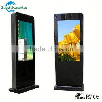 Stand alone CE ROSH IP65 high brightness 55 inch waterproof touch screen lcd ad media display outdoor advertising lcd display