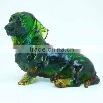 latest crystal Pekinese dog -animal craft ( L)---BJ064