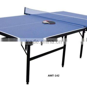 Foldable tennis table/ping pong table,indoor MDF tennis table with accessory free,OEM/ODM Economical tennis table