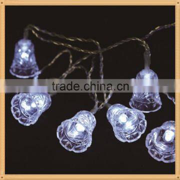 outddor used christmas ornament bell of solar light garden