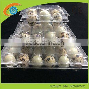 18pcs Egg Tray Plastic Carton clear plastic Quail egg cartons for sale