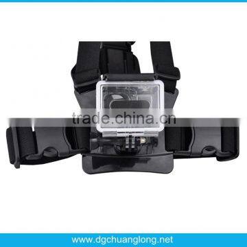 Chest Belt Strap Harness Mount for Gopro HD Hero3 Hero3 Hero2 Hero cameras adjustable(Black)