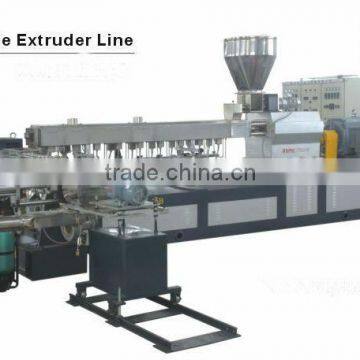 Black masterbatch extruder / pelletizing extrusion line