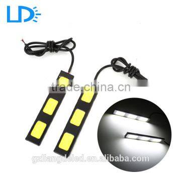 Super bright 12V 3LED COB LED 12V drl led daytime running light