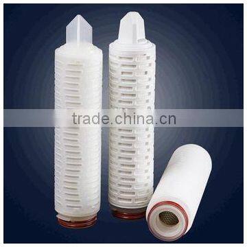 20 Inch 0.22Micron PTFE Membrane Pleated Air Filter /Pall Gas Cartridge Replacement photo-3