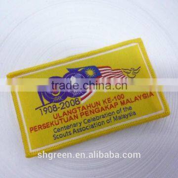 Cloth Badge,damask Woven Badge for Jersey