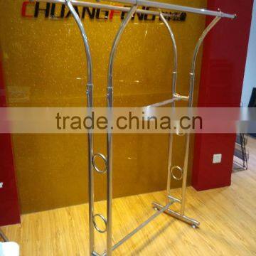 HJ-30 Double Bar Adjustable Heavy Duty Garment Display Rack photo-3