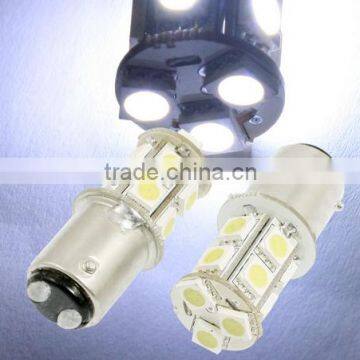 RV LED Light interior lamp 12V DC Car 1157 BAY15D White 5050 SMD 13 LED Turn Brake Tail Stop Light Bulb