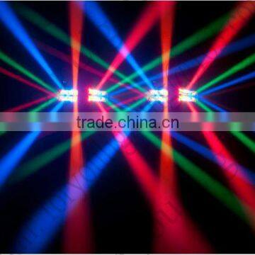 8x 3Watt Professional Stage Disco DJ Wedding Party ADJ ON-X 8 Eye Sharpy 8*3W RGBW LED Mini Spider Beam Light photo-5