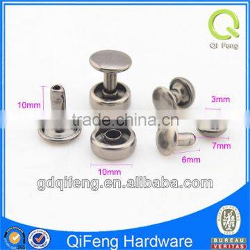 bag accessories gun-colour metal stud