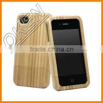 Promotion disposable Bamboo Case for iphone recycled material