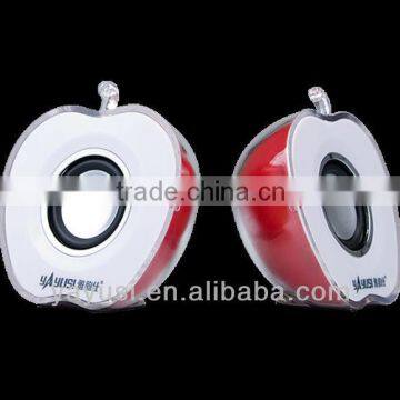 Lovely Apple Model Mini Speaker With Color Flash photo-4