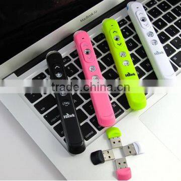 Custom Onewell Wireless USB PowerPoint Presenter Remote Control Laser RF Pointer Pen China Factory