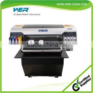 top-selling model A2 WER-D4880T 8 color 5760 * 2880 dpi FREE RIP software provided a2 size digital t shirt printer
