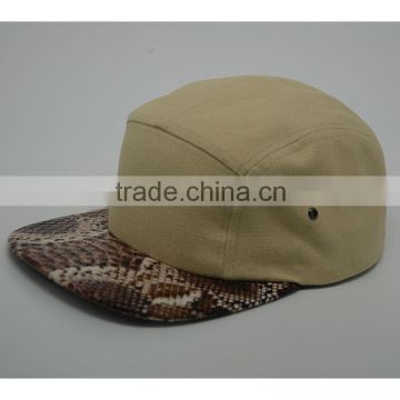 Canvas 5 panels Hat snap back adjustment