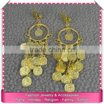 Models of imitation gold earring clip, hot sale clip-on earrings