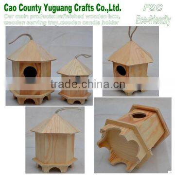 pine wooden bird house,pet nest,pet bird house