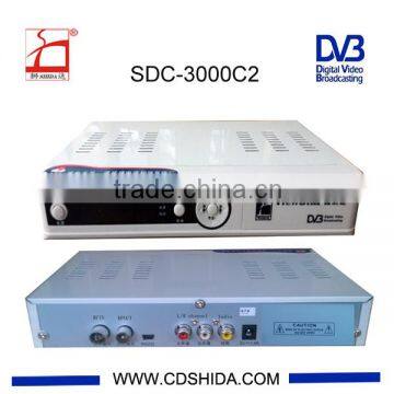 DVB-C SD mpeg2 set top box digital decoder
