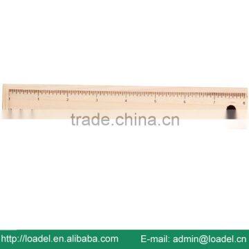 6pcs 7" Natural Ruler Wooden Pencil Case photo-4