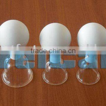 Rubber bulb suction glass cupping set--5cups