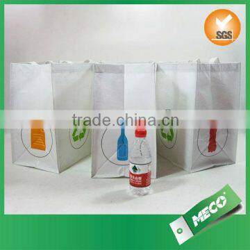 laminated 100% recycled bottles rpet folding market bag