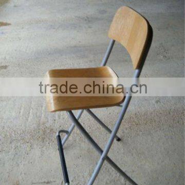 Modern Style Wooden/Metal Folding Chairs