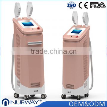 fda approved e light Standing Medical use shr ipl hair removal machine