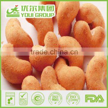 Healthy Snacks Spicy coated Cashew Nuts With BRC, Roasted Spicy Cashew Nuts