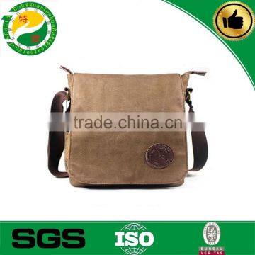 china supplier high quality cheap canvas fabric man bag, canvas shoulder long strip bag for male