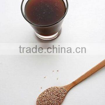 Black Sesame oil roasted from black sesame seeds purely