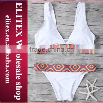 Wholesale Bohemia Simple Padding Sexy Fashion Woman Swimsuit 2017