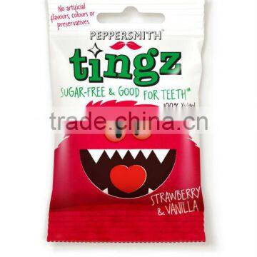 Peppersmith Tingz Strawberry and Vanilla Tooth Friendly Sweets 15g