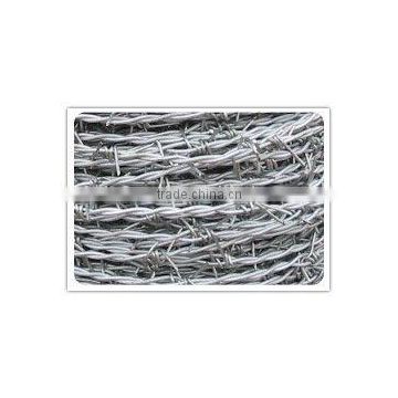 galvanized barbed wire